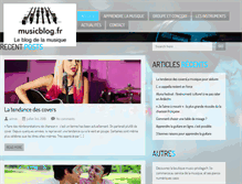 Tablet Screenshot of musicblog.fr